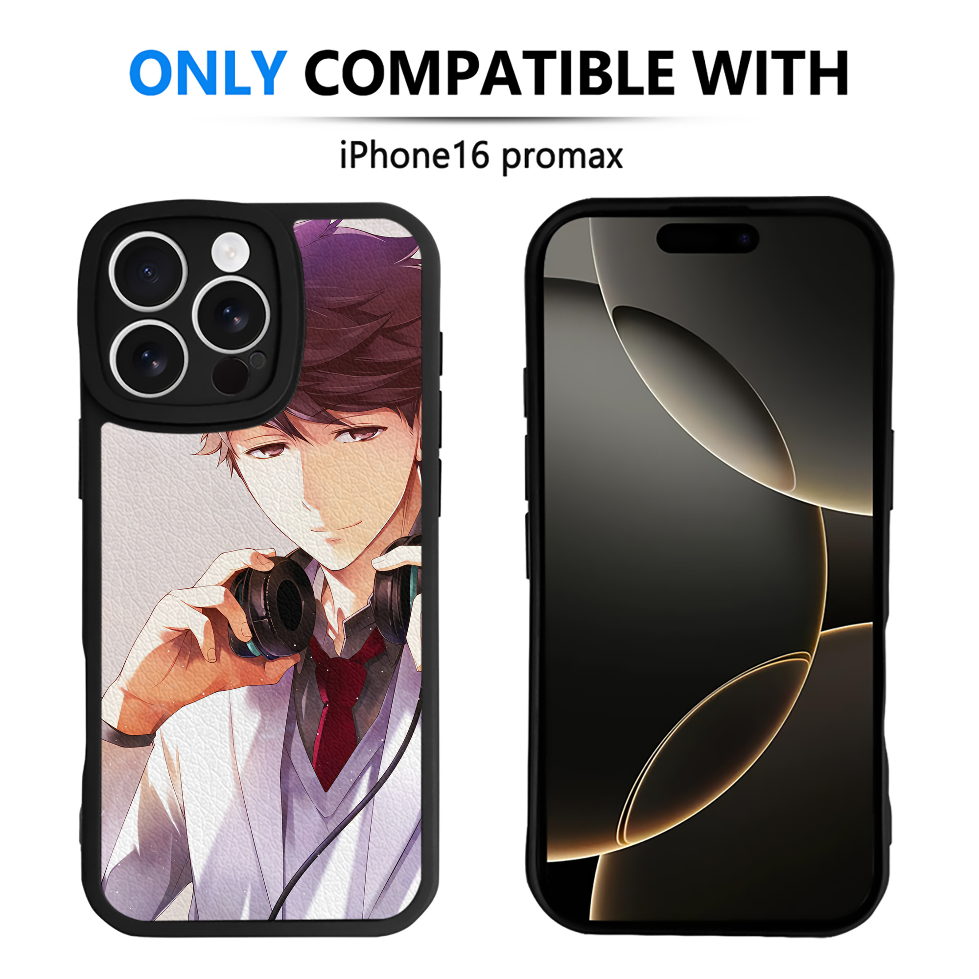 （画像用） ハイキュー!! Haikyu!! 【iPhone 16シリーズ対応】シリコンスマホケース（レザー調） 材質：シリコン